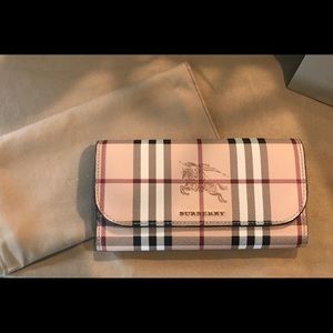 Burberry Haymarket Harris Wallet